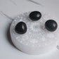 Pierre roulée obsidienne oeil céleste naturelle vue 2